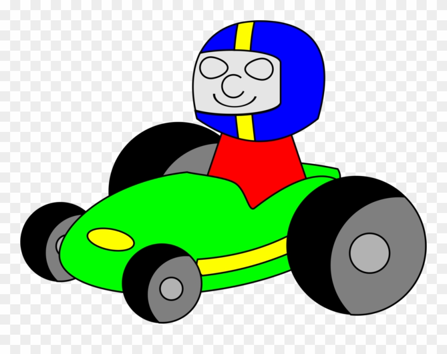 Draw A Go Kart Easy Clipart