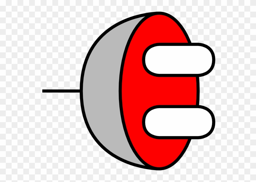 Plug 6 Red Clip Art - Clip Art - Png Download