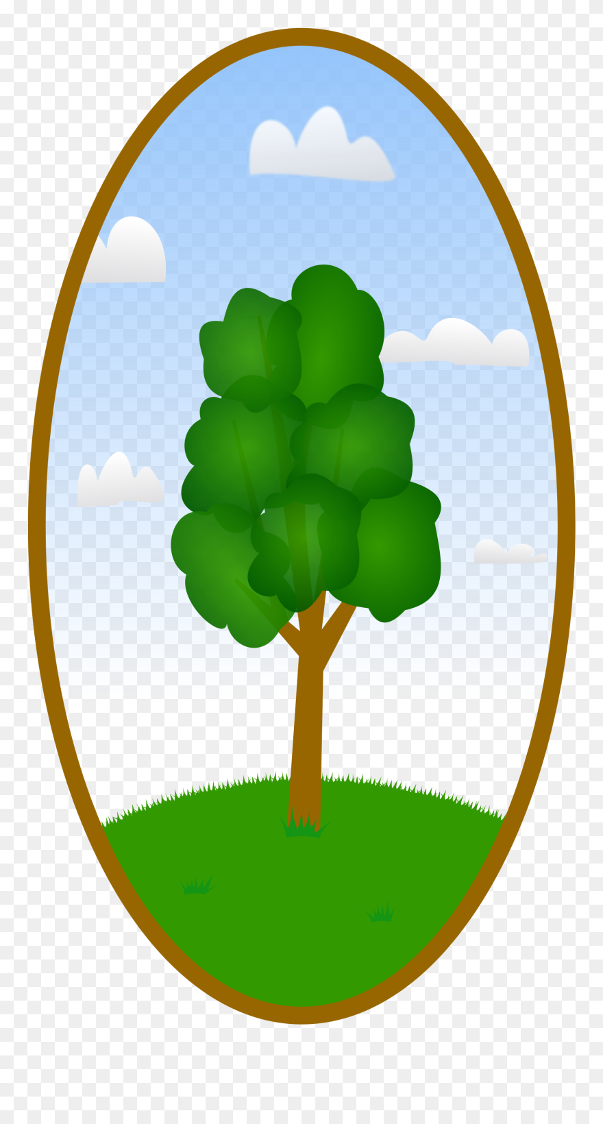 Beach Scene Clip Art Clipartsco - Tree Hugger Nature Lover Tee Tile Coaster - Png Download