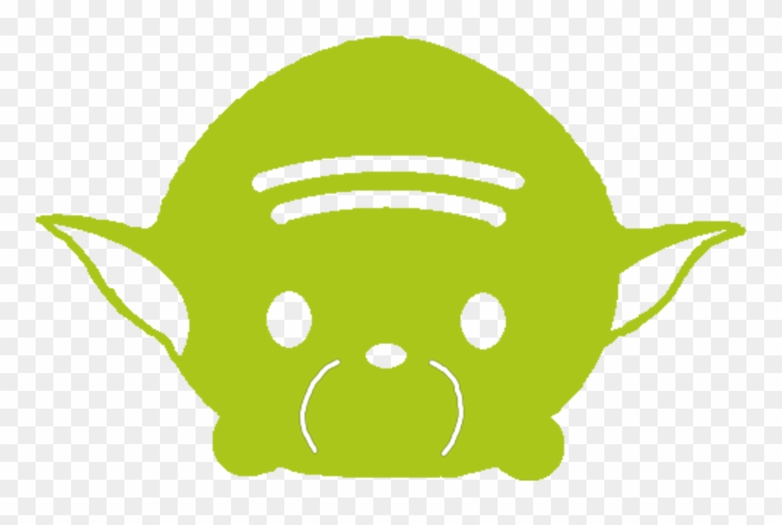 Yoda Tsum Tsum, Green Clipart