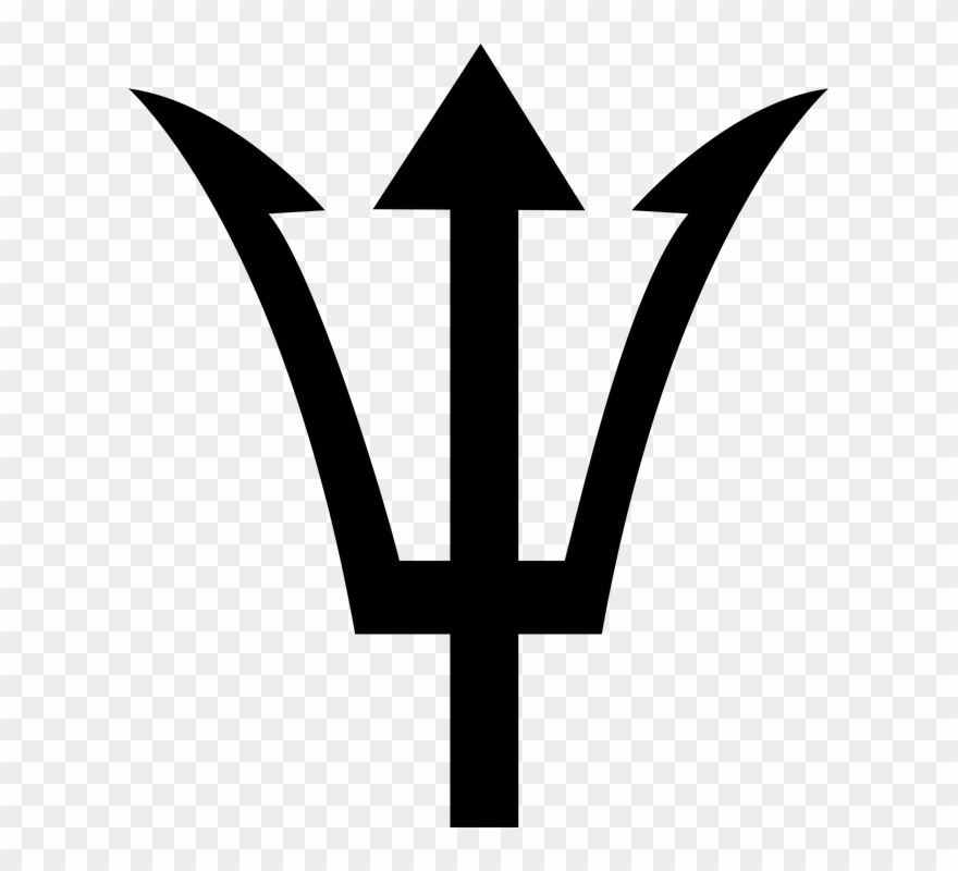 Neptunes Trident Png Transparent Neptunes Trident Png - Poseidon Trident Symbol Clipart