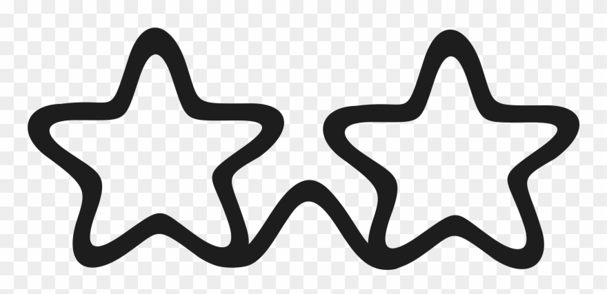 Sunglasses Round Black Gold Frame Transparent White - Star Glasses Transparent Background Clipart