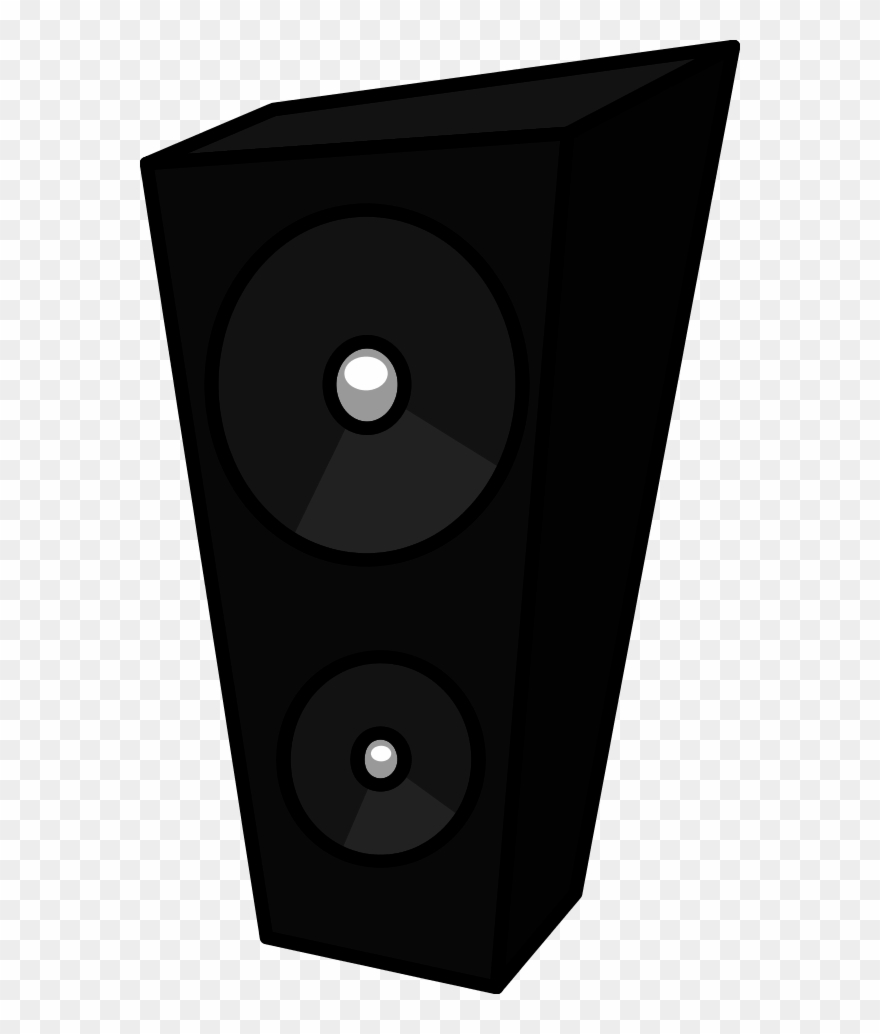 Studio Speaker On A Stand - Speaker Clip Art - Png Download