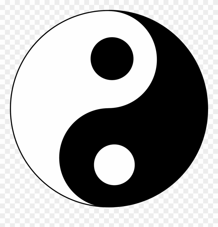 Yin Yang Clipart - Png Download