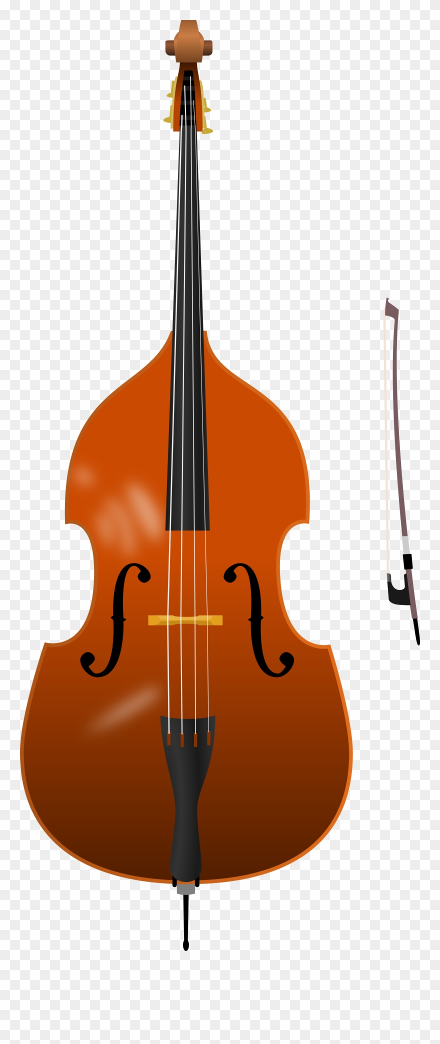 Double Bass Clipart - Clip Art Double Bass - Png Download