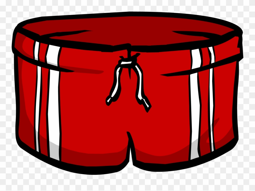 Red Shorts Club Penguin Wiki Fandom Powered - Club Penguin Shorts Clipart