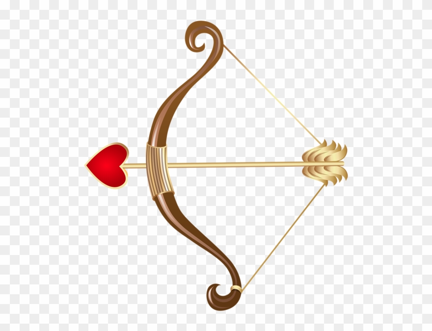 Cupid Bow Transparent Png Clip Art - Cupid's Bow