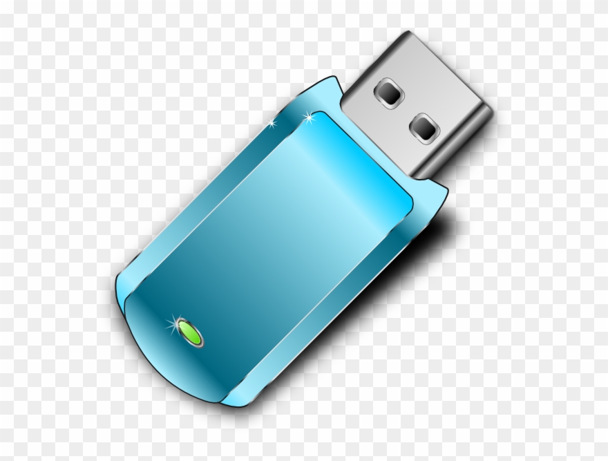 Usb Cliparts - Usb Flash Drive Clipart - Png Download