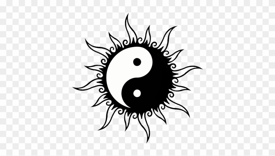 Yin-yang Tattoos Png Clipart - Tattoo On Neck Png Transparent Png