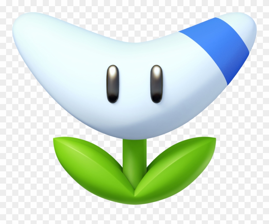 Boomerang Powerup - Mario Kart Boomerang Flower Clipart