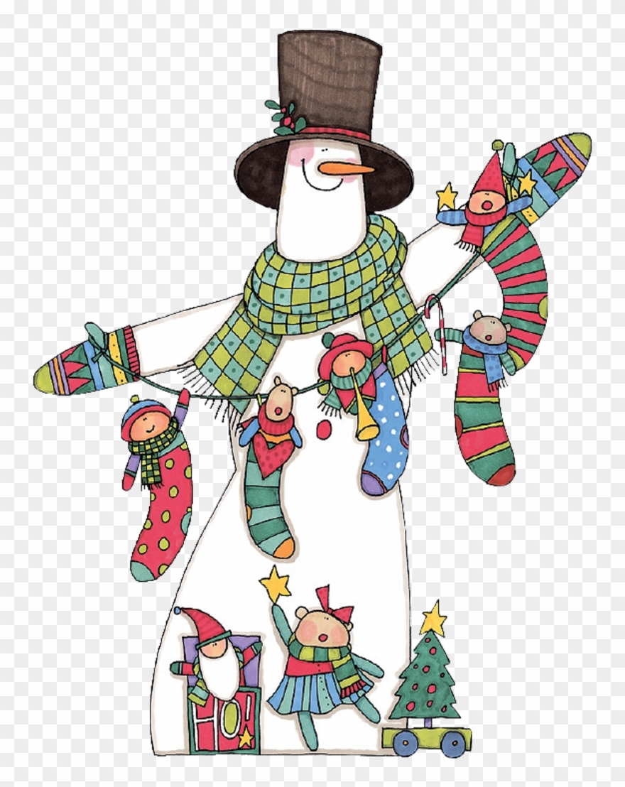 703 - Snowman Clipart