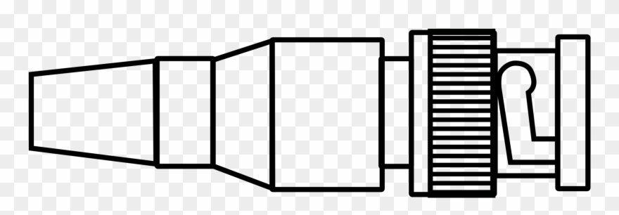 Bnc Connector Electrical Connector Computer Icons Gender - Bnc Side View Clipart