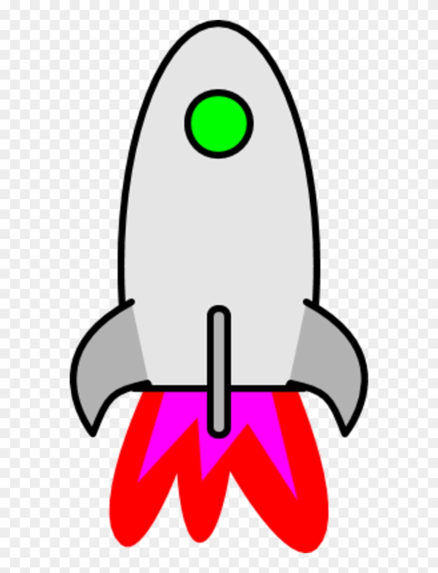 Vector Clip Art - Clipart Rocket Ship - Png Download