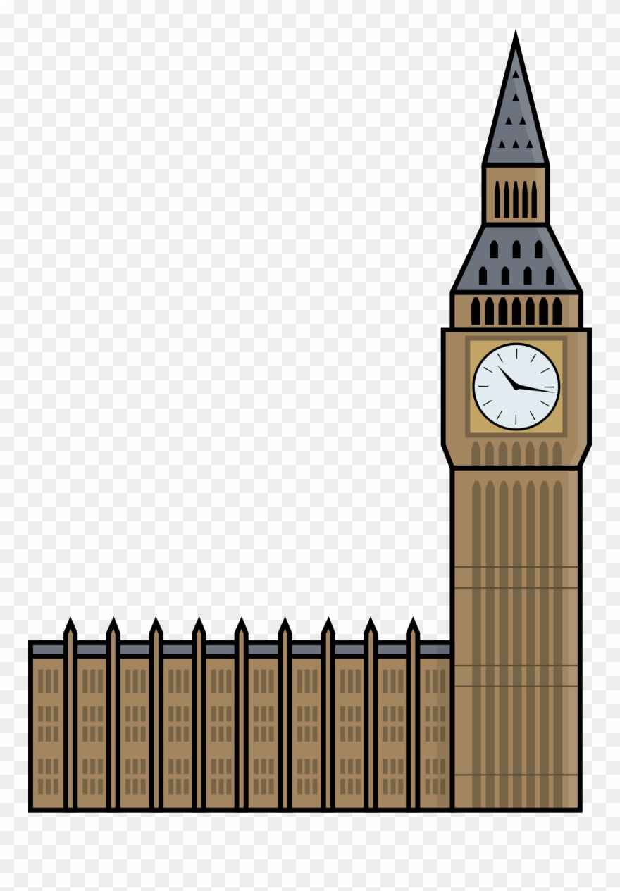 Big Image - London Big Ben Clipart - Png Download