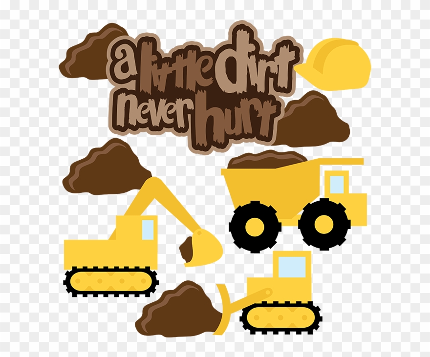 Clipart Royalty Free Stock A Little Dirt Never - Dump Truck With Dirt Clipart - Png Download