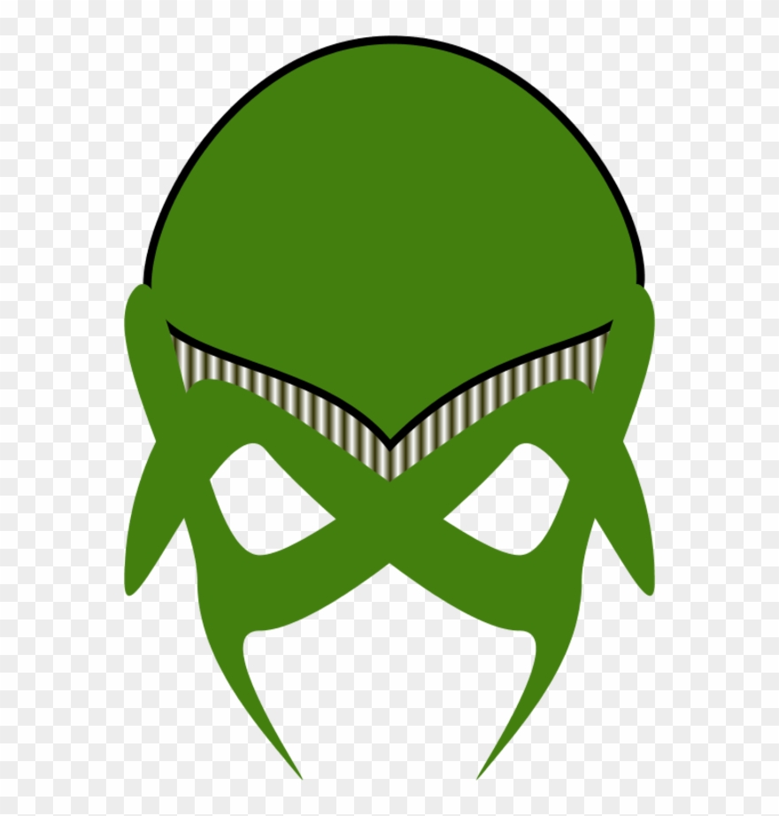 Ben10 Clip Art - Alien Mask Template - Png Download