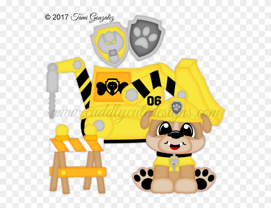 Bulldozer Puppy Pal - Dog Clipart