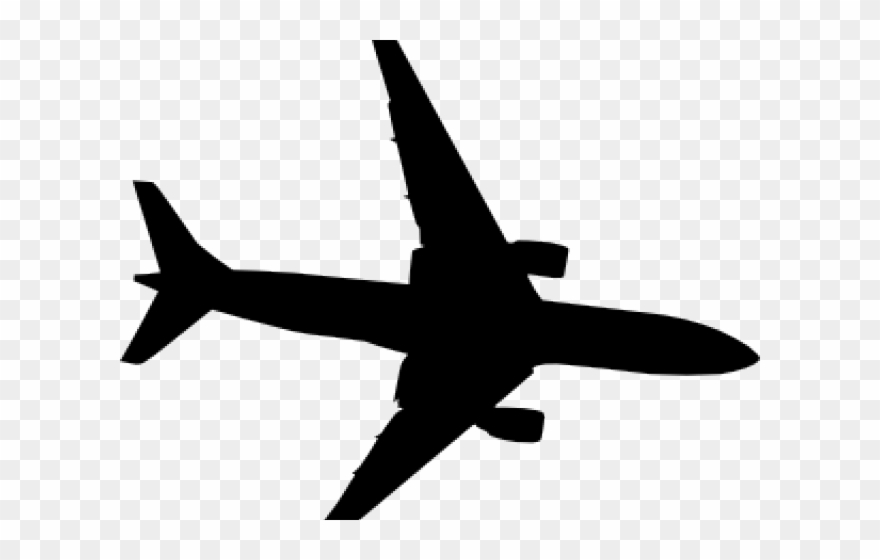 Flight Clipart Clip Art - Airplane Silhouette Png Transparent Png