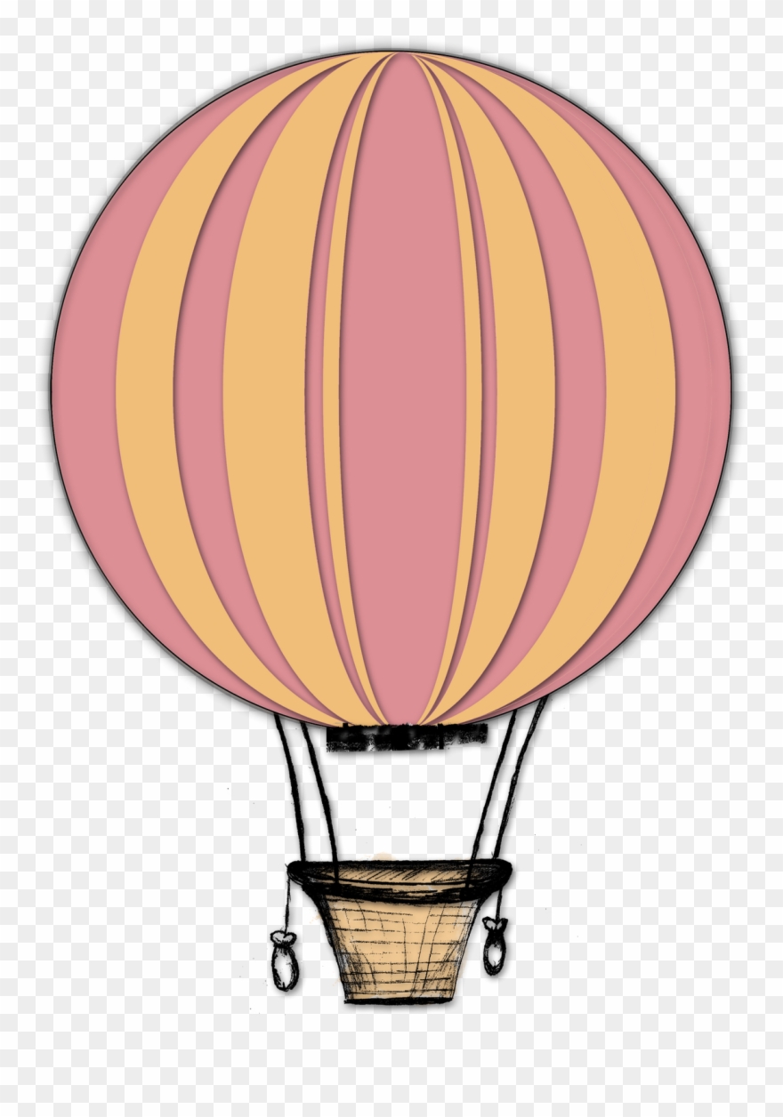 Hot Air Balloon Clipart Png Images - Hot Air Balloon Vintage Clipart Transparent Png