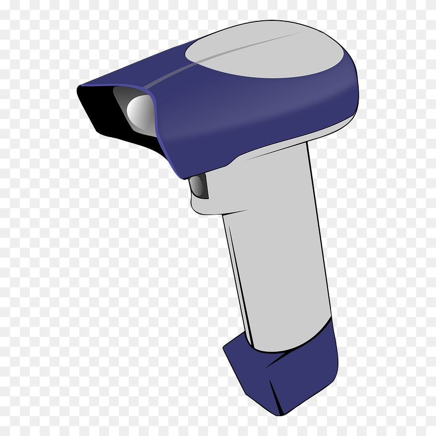 Barcode Scanners Image Scanner Handheld Devices Computer - Scanner Clip Art - Png Download