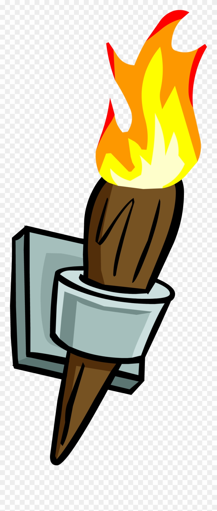 Clipart Freeuse Download Battery Clipart Torch - Torch Clip Art - Png Download