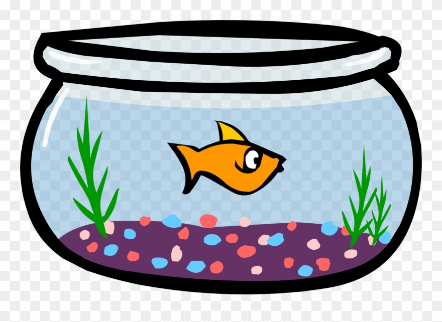Aquarium Png - Fish In A Bowl Png Clipart