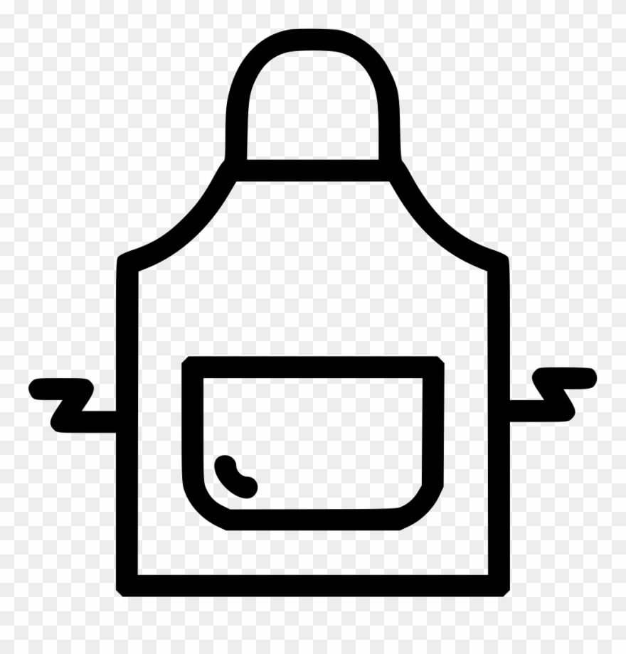 Image Freeuse Library Cook Restaurant Wear Svg - Safety Apron Clipart - Png Download