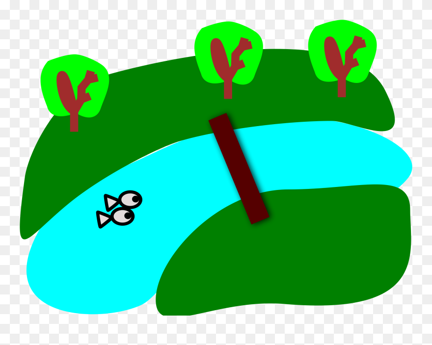 Fields Clipart Free For Download - Rivers And Streams Clipart - Png Download