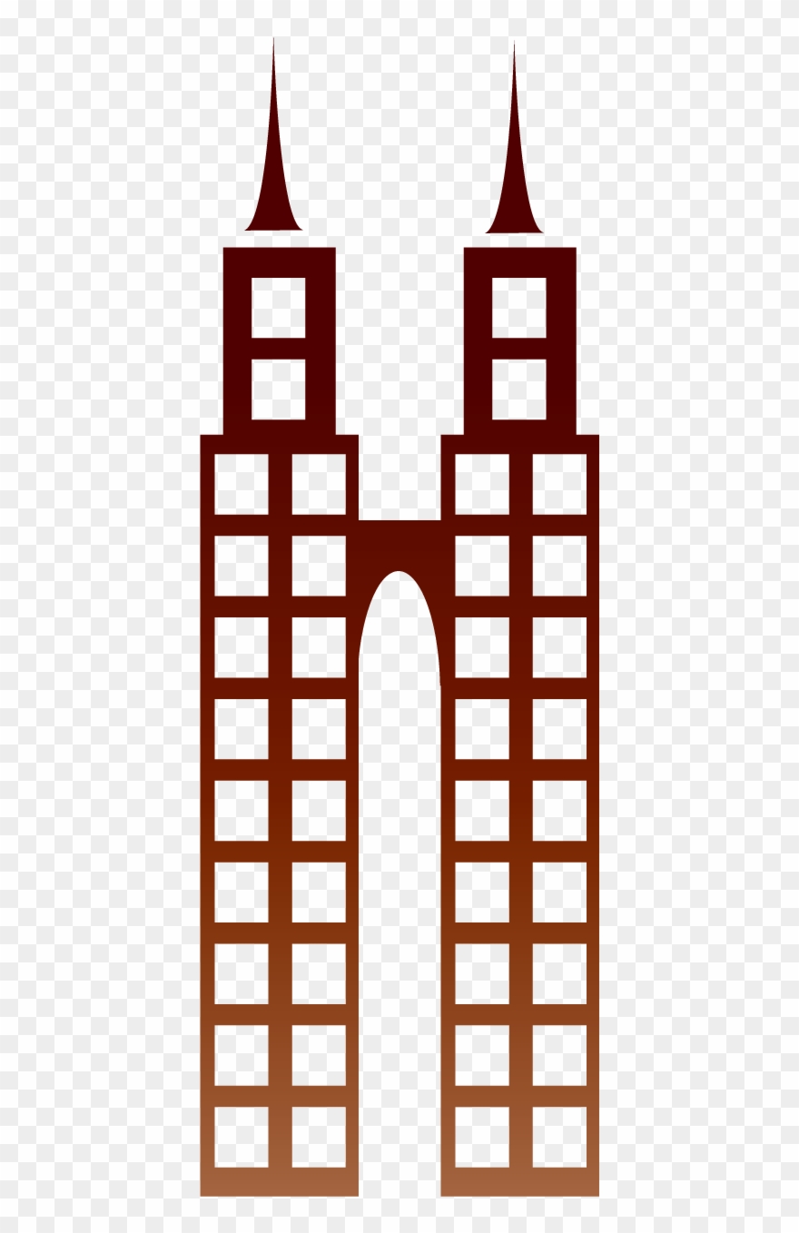 Towers Clipart Apartment - Torres Gemelas Animadas Png Transparent Png