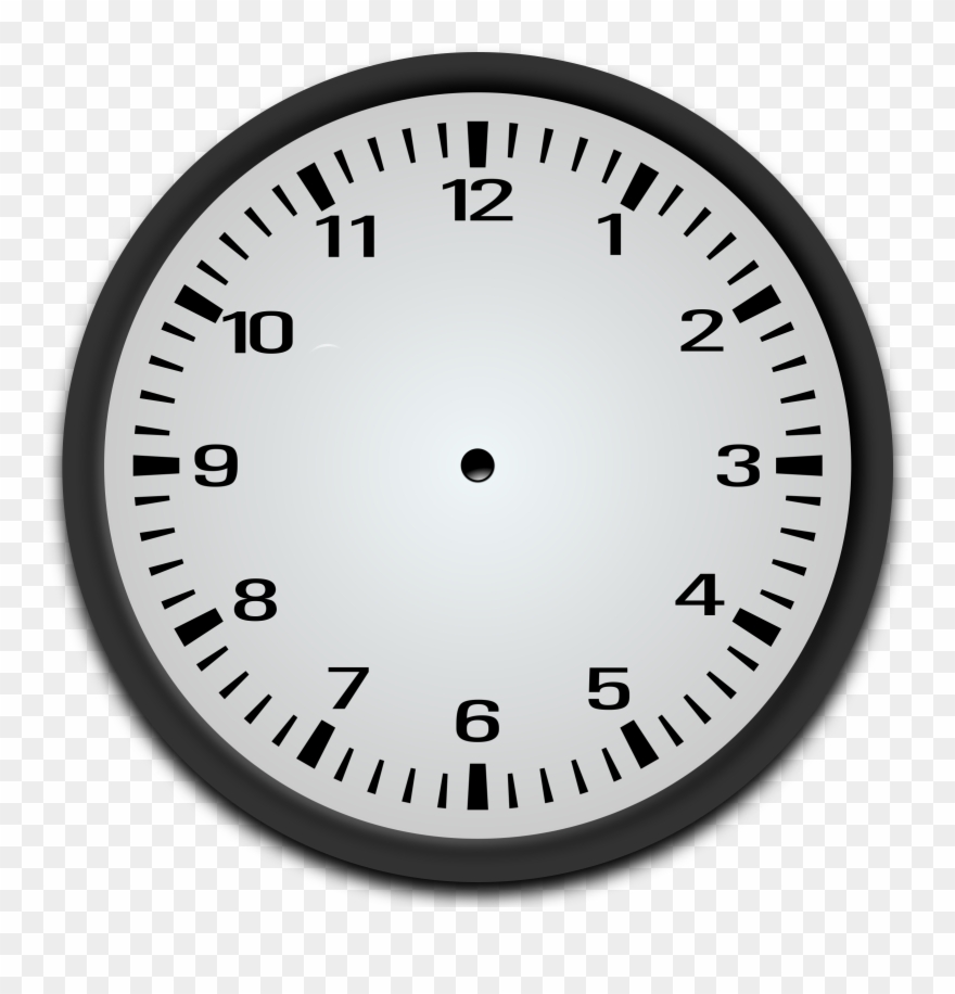 Big - Quarter To 2 Clock Clipart
