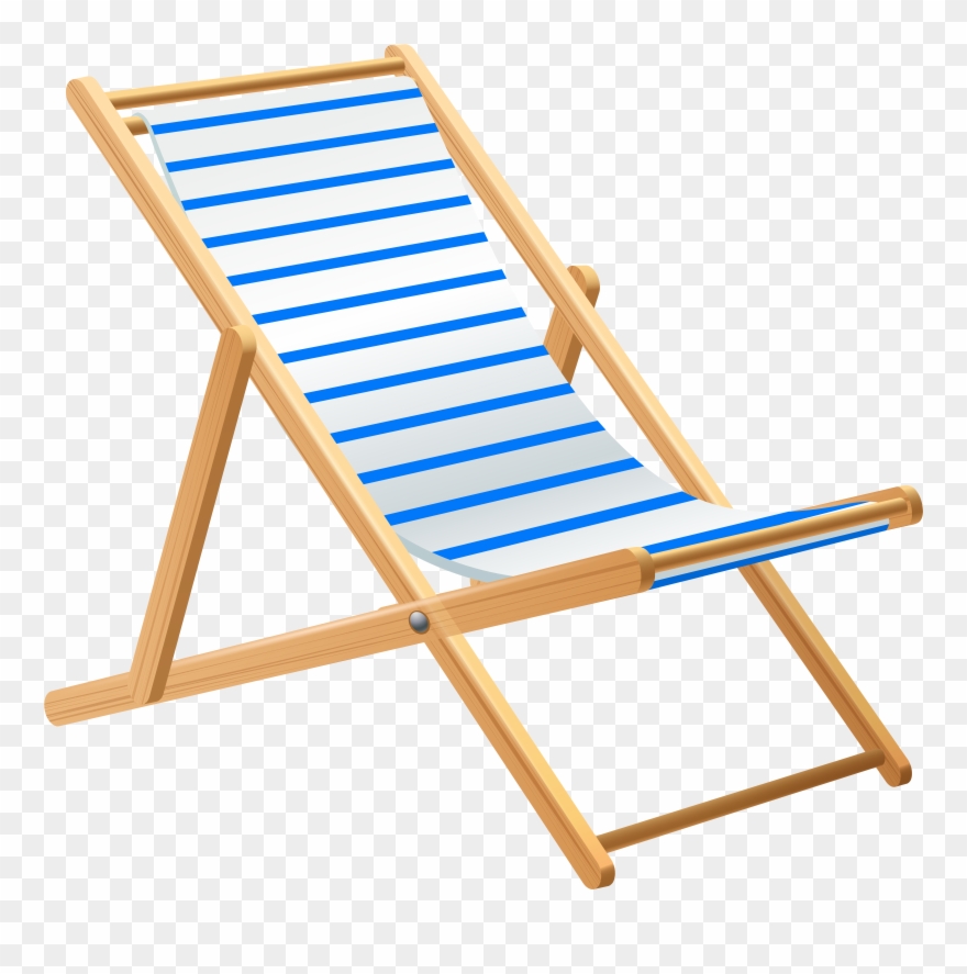 Beach Chair Transparent Png Clip Art - Clipart Beach Chair