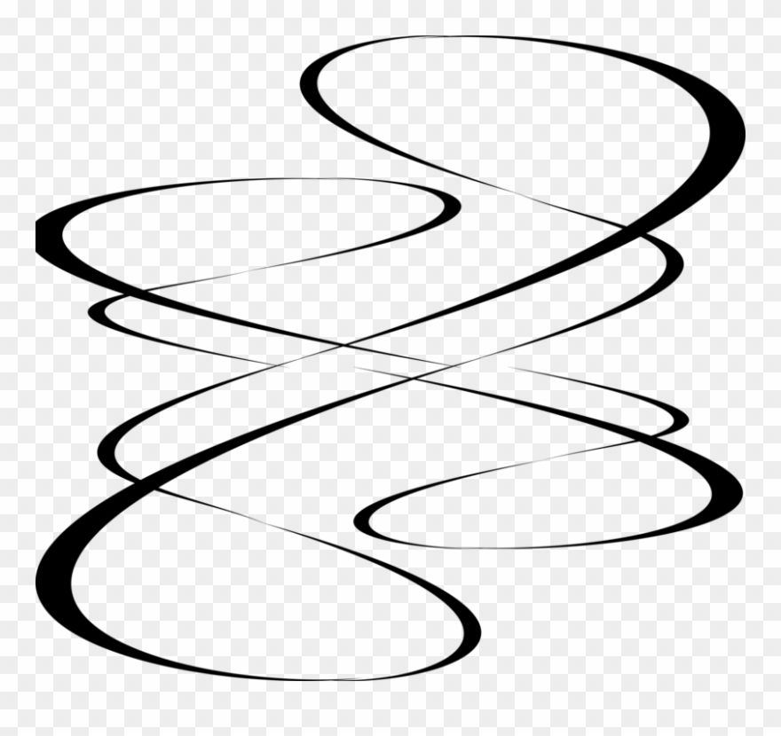 Computer Icons Curve Decorative Arts Line - Curves Clipart - Png Download