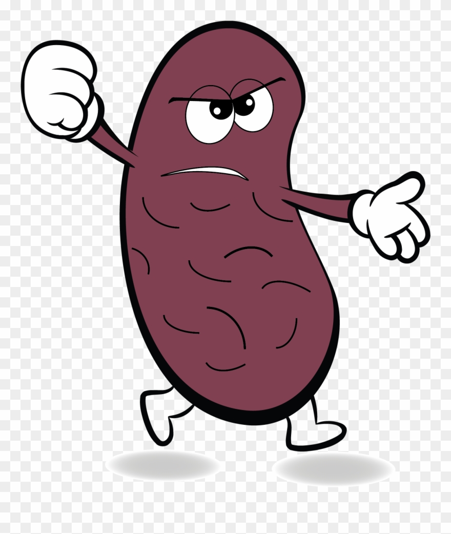 Angry - Dancing Kidney Clipart