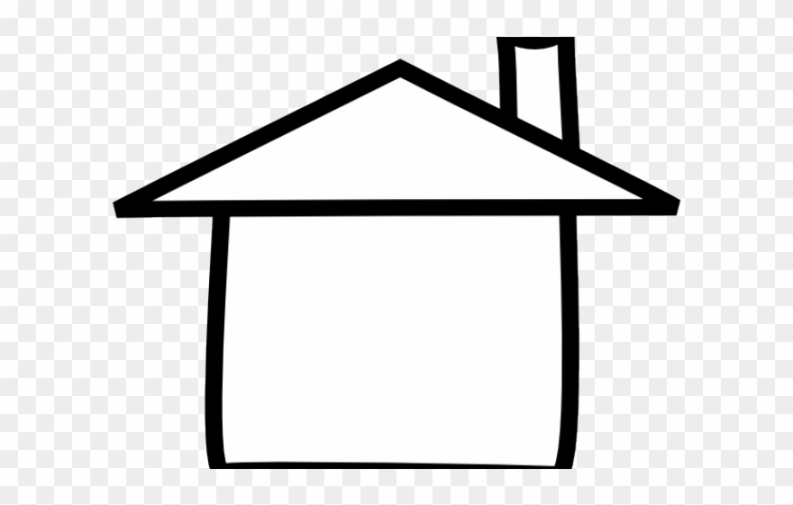 Apartment Clipart Clip Art - Png House Black And White Transparent Png