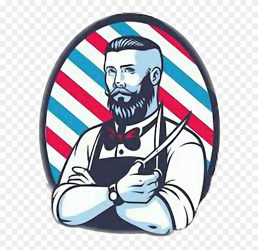 Barber Shop Sign Board Clipart