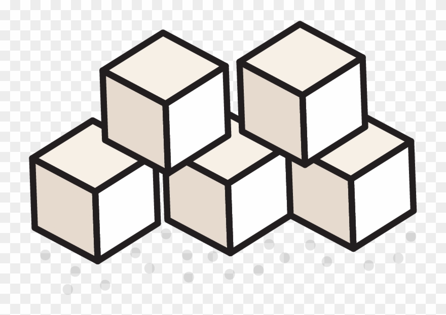 Sugar - Change 4 Life Sugar Cubes Clipart