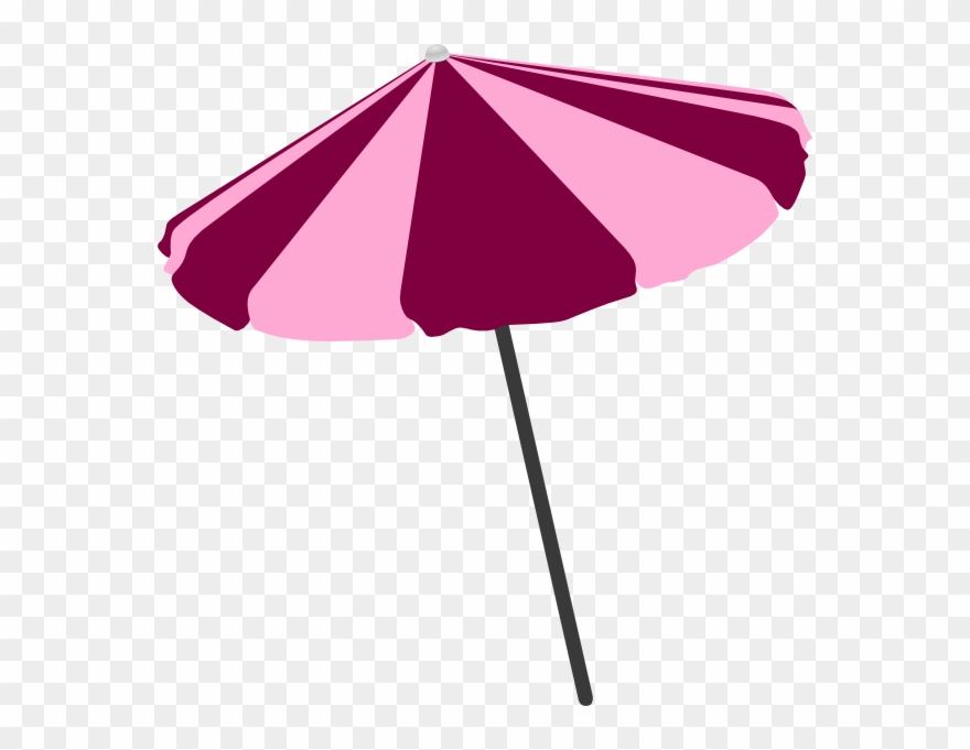 Pool Umbrella Vector Clipart