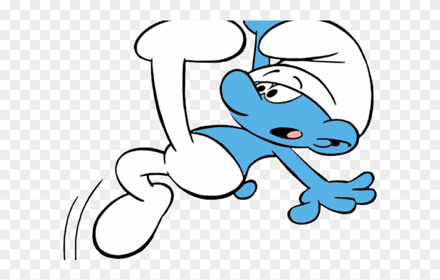 Clumsy Smurf Cartoon Clipart