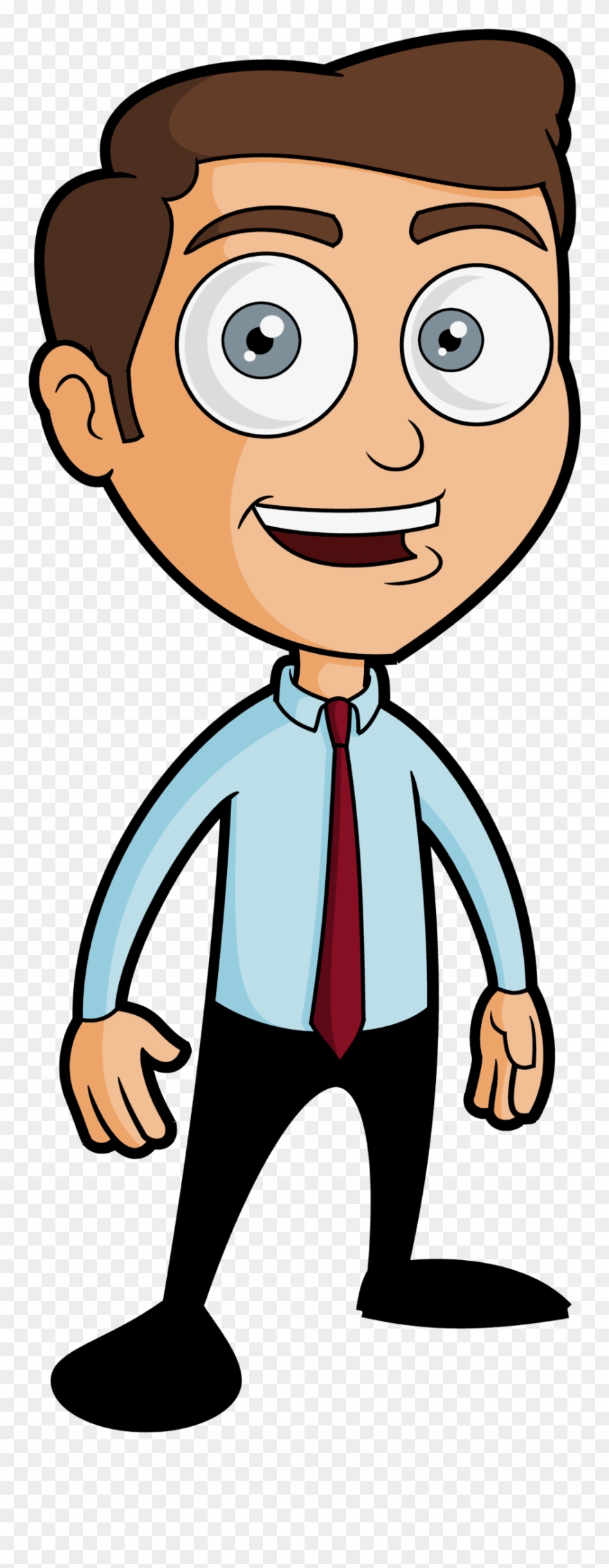 Clipart Transparent Library Businessman Clipart Elegant - Dibujo De Hombre - Png Download