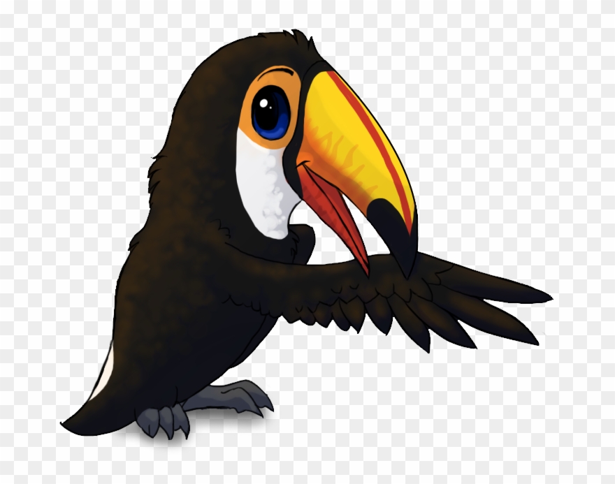 Publicat De Eu Ciresica La - Cartoon Toucan Png Clipart