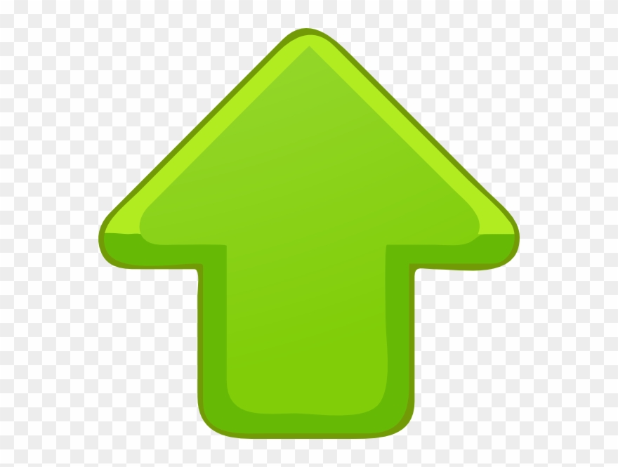Up Arrow Green Small Clip Art - Green Up Arrow Icon - Png Download