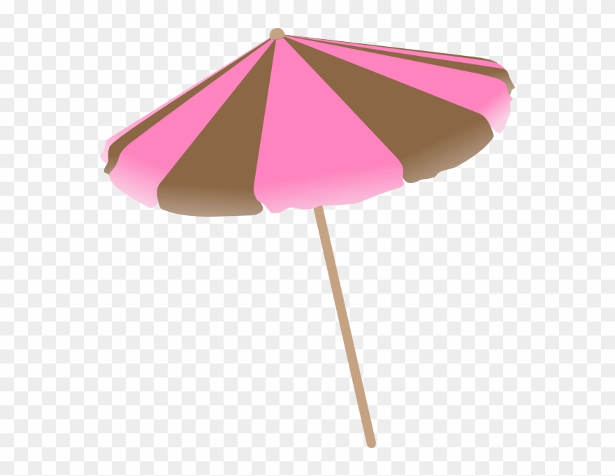 Beach Umbrella Pink Png Clipart