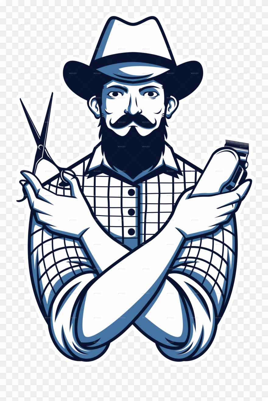 Barber Shop Set By - Barber Png Clipart