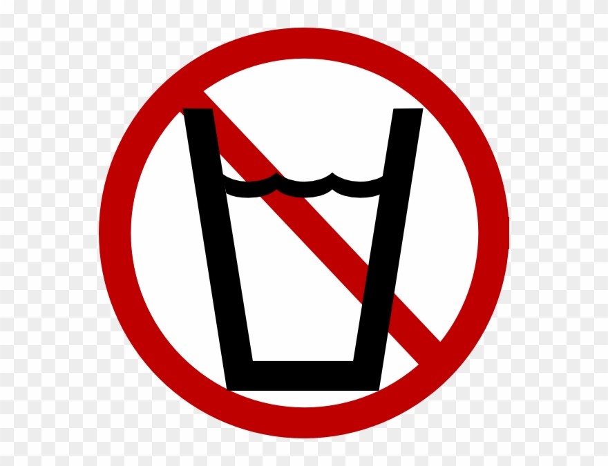 No Physical Activity Clipart - No Drinking Water Sign - Png Download