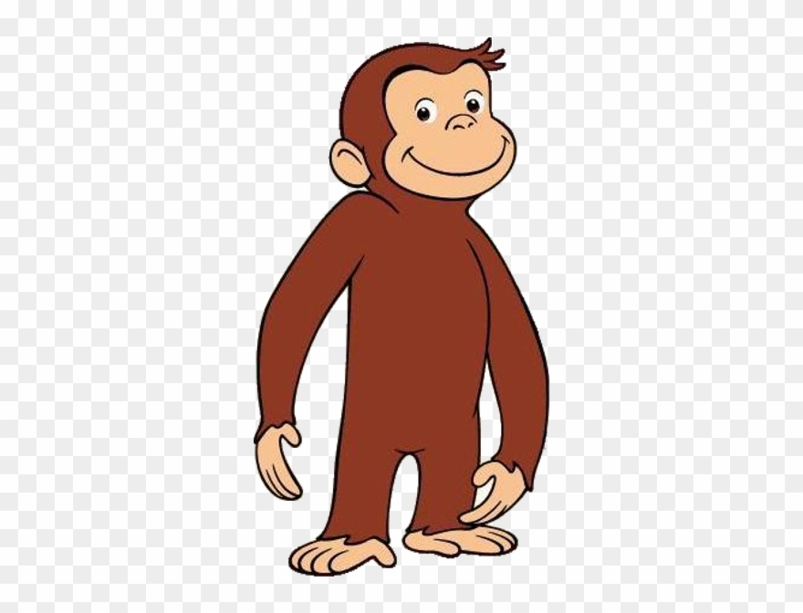 Youtube Animation Clip Art - Curious George Full Body - Png Download