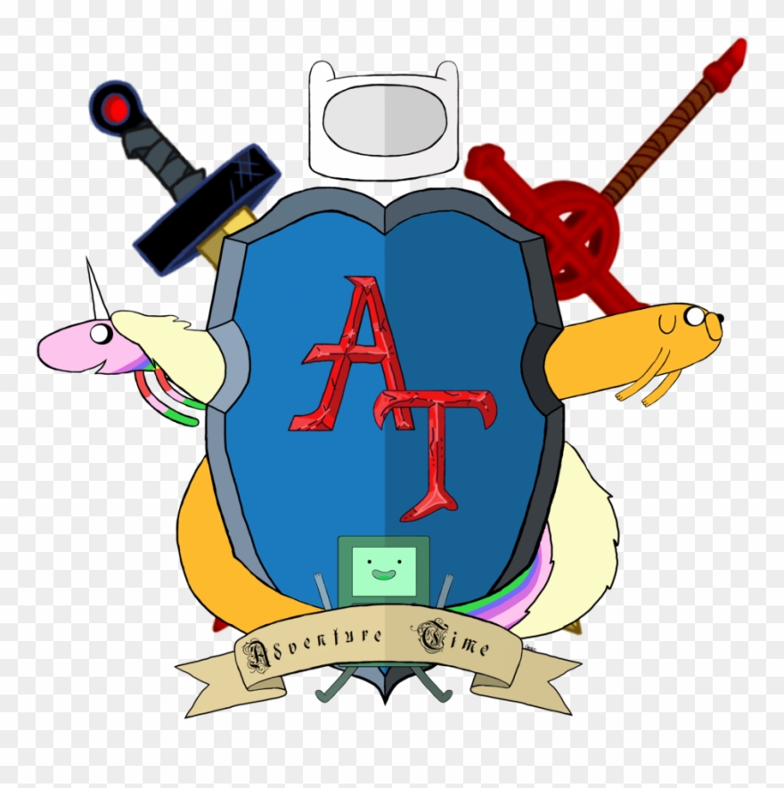 Adventure Time Clip Art Clipart - Adventure Time Shield - Png Download