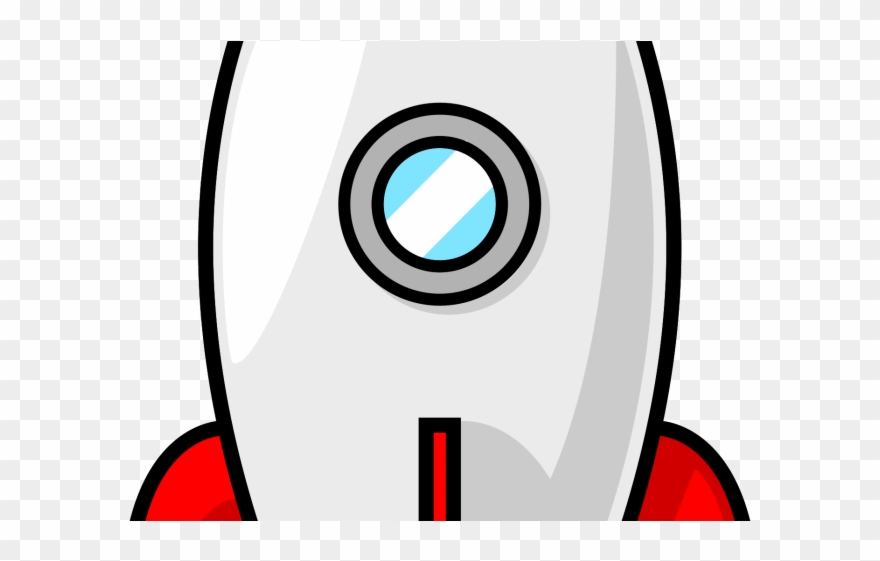 Astronomy Clipart Moon Rocket - Transparent Background Rocket Clipart - Png Download