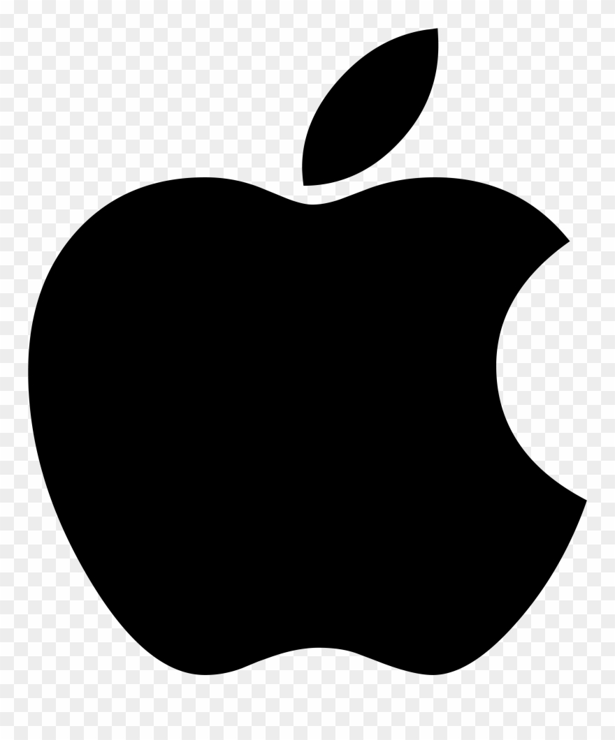 Jpg Black And White Download Arrowhead Clipart Mohawk - Apple Logo - Png Download
