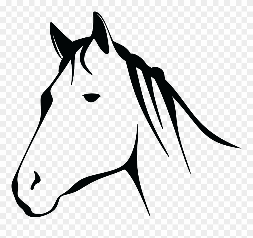 Free Clipart Jpg Png Eps Ai Svg Cdr Longhorn Clip Art - Horse Head Black And White Transparent Png