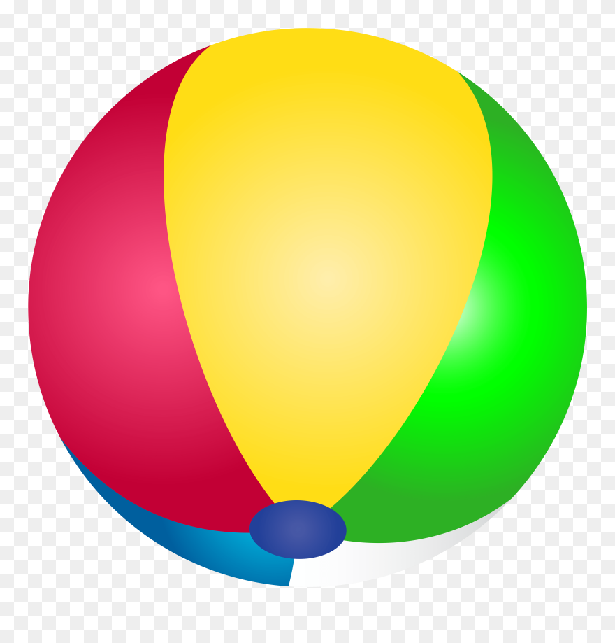 Beach Clipart, Beach Ball, Art Images, Clip Art, Activity - Transparent Background Ball Clipart - Png Download